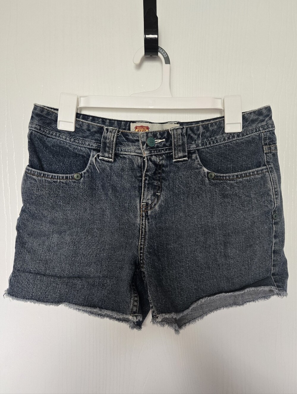 Vintage Route 66 | Medium Wash Denim Jean Shorts